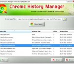 Chrome History Manager 3.0 Chrome History Manager 3.0