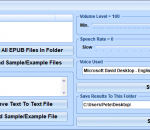 EPUB Read Files Aloud Software 7.0 EPUB Read Files Aloud Software 7.0
