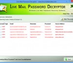 Live Mail Password Decryptor 4.0 Live Mail Password Decryptor 4.0