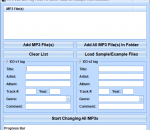 MP3 Edit ID3 Tag Field To Same Value In Multiple Files Software 7.0 MP3 Edit ID3 Tag Field To Same Value In Multiple Files Software 7.0
