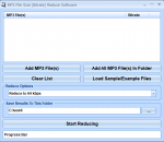 MP3 File Size (Bitrate) Reduce Software 7.0 MP3 File Size (Bitrate) Reduce Software 7.0