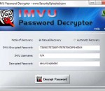 IMVU Password Decryptor 4.0 IMVU Password Decryptor 4.0