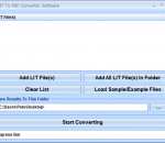 LIT To PDF Converter Software 7.0 LIT To PDF Converter Software 7.0
