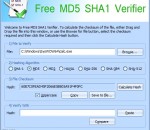 Free MD5 SHA1 Verifier 1.24 Free MD5 SHA1 Verifier 1.24