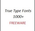 Free True Type Fonts 1000+ 1.1 Free True Type Fonts 1000+ 1.1