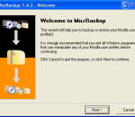 MozBackup 1.5.1 MozBackup 1.5.1