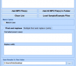 MP3 Tag Find and Replace Software 7.0 MP3 Tag Find and Replace Software 7.0