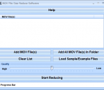 MOV File Size Reduce Software 7.0 MOV File Size Reduce Software 7.0