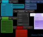 jQuery CSS Menu Style 06 1.5 jQuery CSS Menu Style 06 1.5