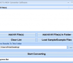 AVI To MOV Converter Software 7.0 AVI To MOV Converter Software 7.0