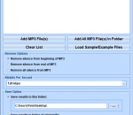 Remove Silence From Multiple MP3 Files Software 7.0 Remove Silence From Multiple MP3 Files Software 7.0