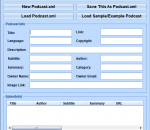 iTunes Podcast.xml Editor Software 7.0 iTunes Podcast.xml Editor Software 7.0