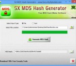 SX MD5 Hash Generator 2.0 SX MD5 Hash Generator 2.0