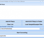 Convert Multiple AVI Files To FLV Files Software 7.0 Convert Multiple AVI Files To FLV Files Software 7.0