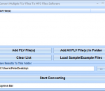 Convert Multiple FLV Files To MP3 Files Software 7.0 Convert Multiple FLV Files To MP3 Files Software 7.0