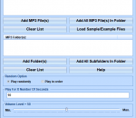 Play Random Section Of MP3 Files Software 7.0 Play Random Section Of MP3 Files Software 7.0
