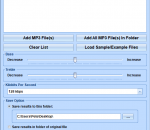 Increase or Decrease Bass or Treble In Multiple MP3 Files Software 7.0 Increase or Decrease Bass or Treble In Multiple MP3 Files Software 7.0
