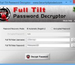 Full Tilt Password Decryptor 1.5 Full Tilt Password Decryptor 1.5