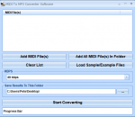 MIDI To MP3 Converter Software 7.0 MIDI To MP3 Converter Software 7.0