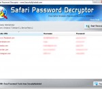 Password Decryptor for Safari 5.0 Password Decryptor for Safari 5.0