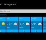 WeatherBug for Win8 UI WeatherBug for Win8 UI