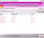 Instagram Password Decryptor 7.0 Instagram Password Decryptor 7.0