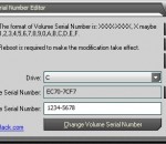 Volume Serial Number Editor 1.80 Volume Serial Number Editor 1.80