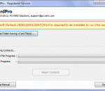 Import Many vCards to Outlook 4.01 Import Many vCards to Outlook 4.01