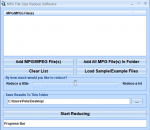 MPG File Size Reduce Software 7.0 MPG File Size Reduce Software 7.0