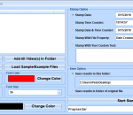 Stamp Time and Date On Videos Software 7.0 Stamp Time and Date On Videos Software 7.0