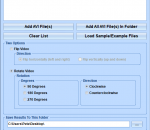 Flip Multiple AVI Files Software 7.0 Flip Multiple AVI Files Software 7.0