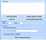 Change Video Dimensions Software 7.0 Change Video Dimensions Software 7.0