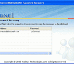 Kernel Hotmail MSN Password Recovery 4.01 Kernel Hotmail MSN Password Recovery 4.01