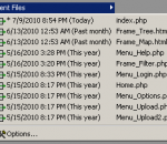 Recent Files 1.0-Beta Recent Files 1.0-Beta