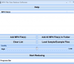 MP4 File Size Reduce Software 7.0 MP4 File Size Reduce Software 7.0