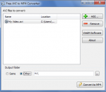 Free AVI to MP4 Converter 1.0 Free AVI to MP4 Converter 1.0