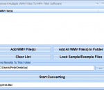 Convert Multiple WMV Files To MP4 Files Software 7.0 Convert Multiple WMV Files To MP4 Files Software 7.0