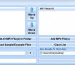 Join Two MP3 File Sets Together Software 7.0 Join Two MP3 File Sets Together Software 7.0