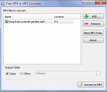 Free MP4 to MP3 Converter 1.0 Free MP4 to MP3 Converter 1.0