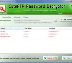 Password Decryptor for CuteFTP 2.0 Password Decryptor for CuteFTP 2.0