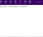 Notepad Classic for Win8 UI Notepad Classic for Win8 UI